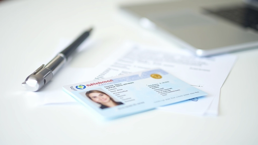 Cartão de cidadão, NIF e documentos de comprovativo de morada dispostos numa mesa